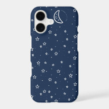 Night starry sky doodle - astronomer gift