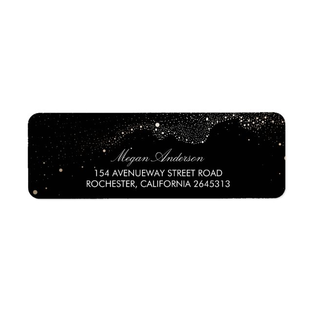 Night Stars Black Wedding (Front)