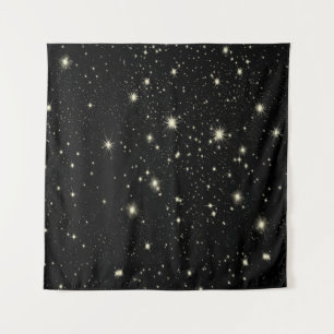 Night stars starry sky heaven tapestry