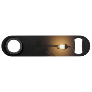 Night Street Lantern Stainless Steel Bottle Opener