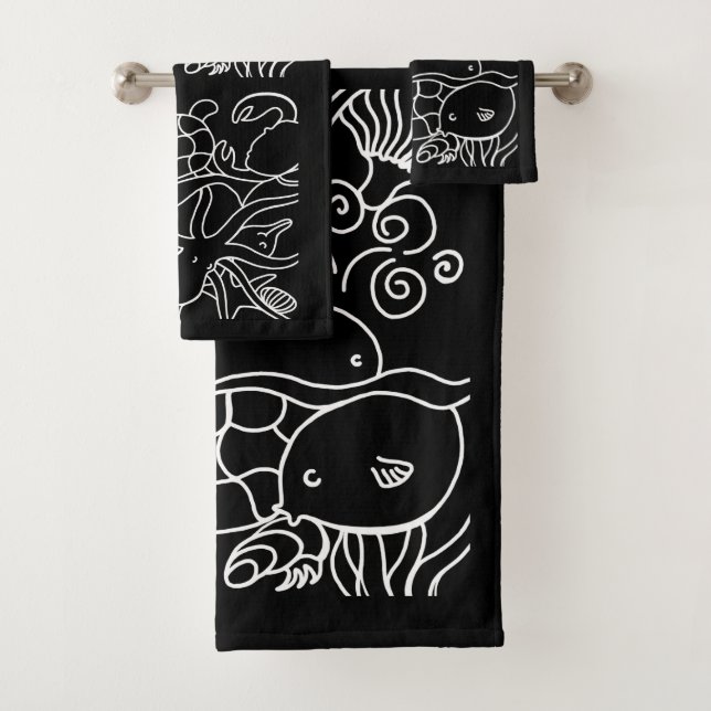 Night Swimming Bath Towel Set (Insitu)