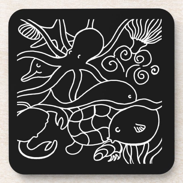 Night Swimming Coaster (Front)