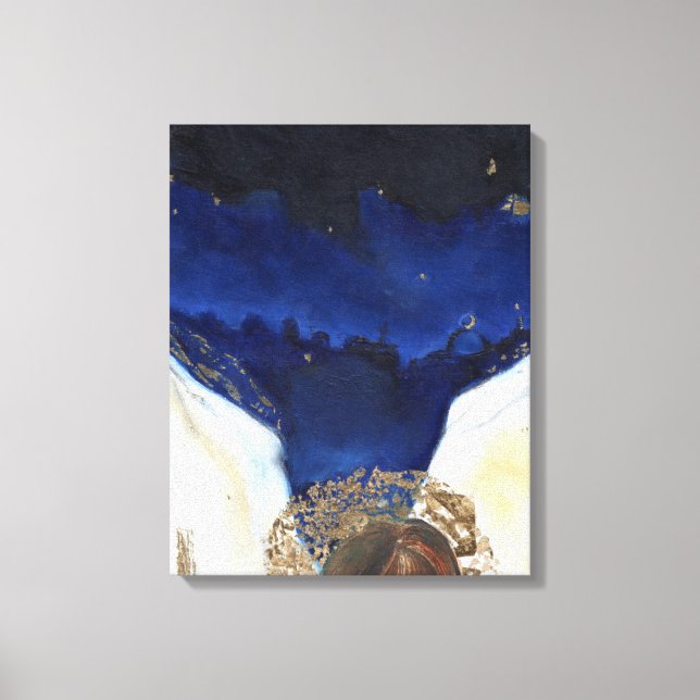 Night the angel got his wings 2014 canvas print (Front)