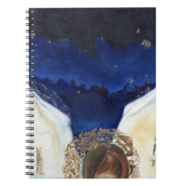 Night the angel got his wings 2014 spiral notebook (Front)
