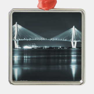 Night Time Bridge Metal Tree Decoration