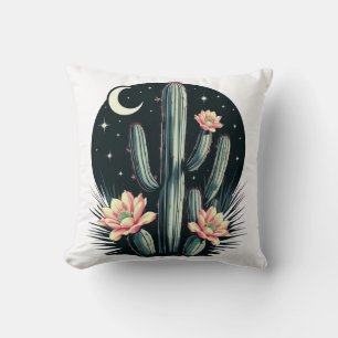 Night-time Cactus Blossom Cushion
