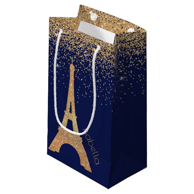 Night Time in Paris Gift Bag (Front Angled)