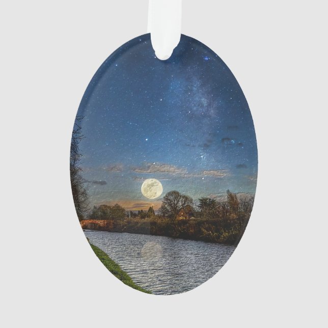 Night Time Prowl Ornament (Back)