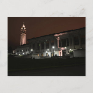 Night Time U.C. Berkeley Postcard