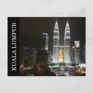 night towers postcard