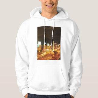 Night Traffic And Monument Hoodie