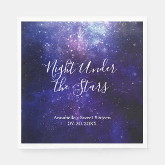 Night Under the Stars Galaxy Napkin