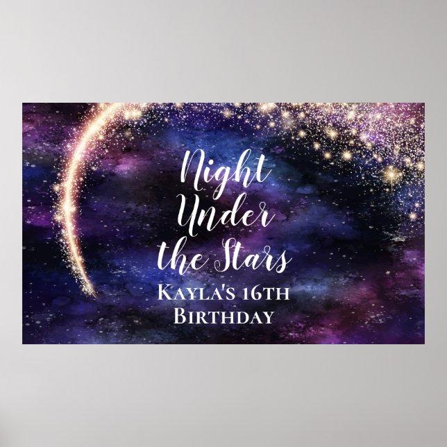 Night Under the Stars Poster (Front)