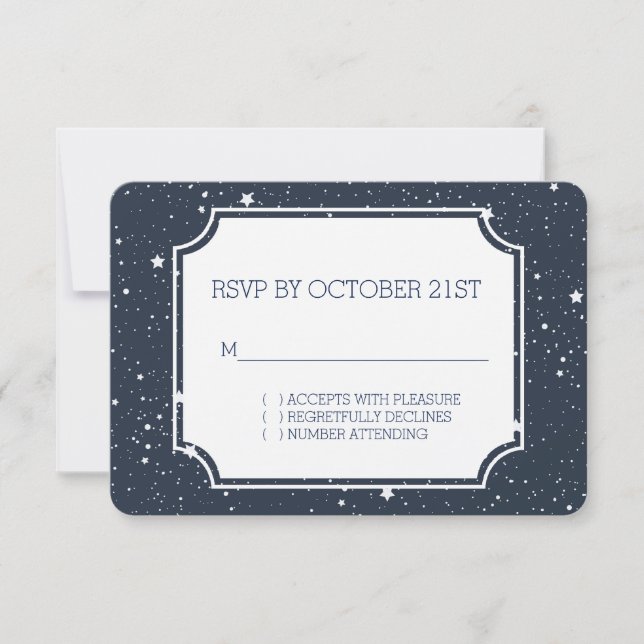 Night Under the Stars RSVP Card (Front)