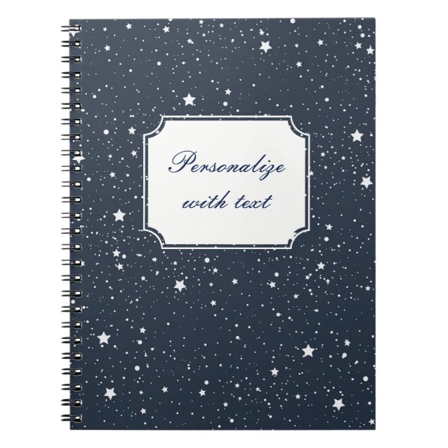 Night Under the Stars Spiral Notebook (Front)