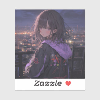 Night view | 東京娘 GenerartiveAI シール