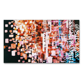 Night-view from Flight Mug Magnetic Business Card