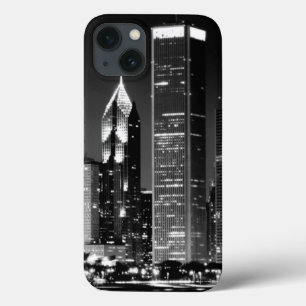 Night view of Chicago's famous cityscape iPhone 13 Case