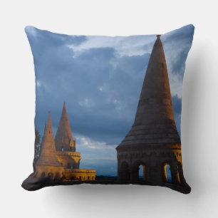 Night view of Fisherman's Bastion, Castle Hil Cushion