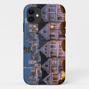Night view of 'painted ladies' houses Case-Mate iPhone case