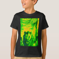 Night Vision Lion Art Fluorescent Print