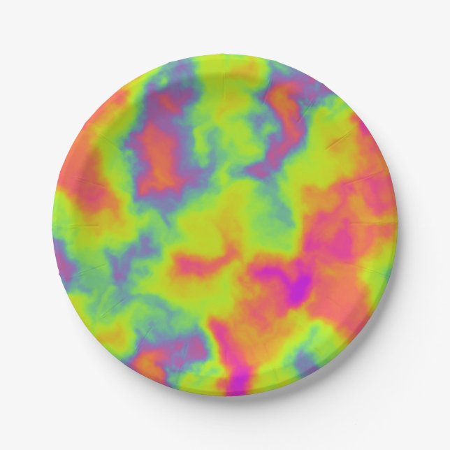 night vision nebula : paper plate (Front)