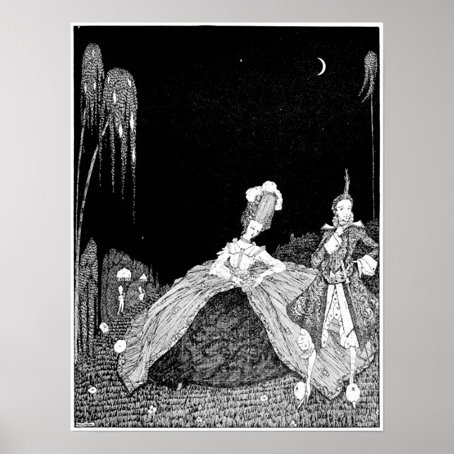 Night Walk - Vintage Image Poster (Front)