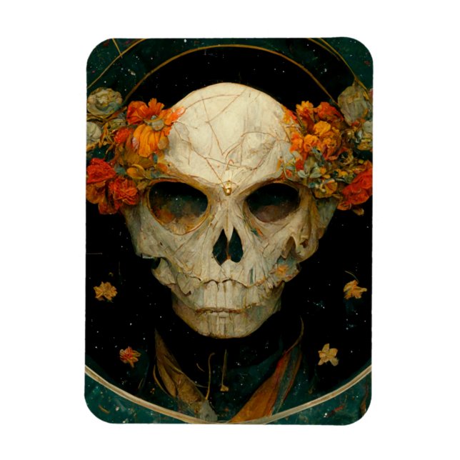 Night Warlock Fantasy Magnet (Vertical)