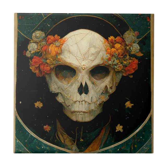 Night Warlock Fantasy Tile (Front)