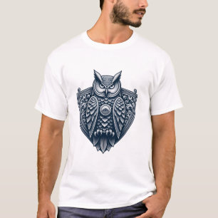 Night Watch Owl T Shirt, Sarcastic Dad Gift T-Shirt