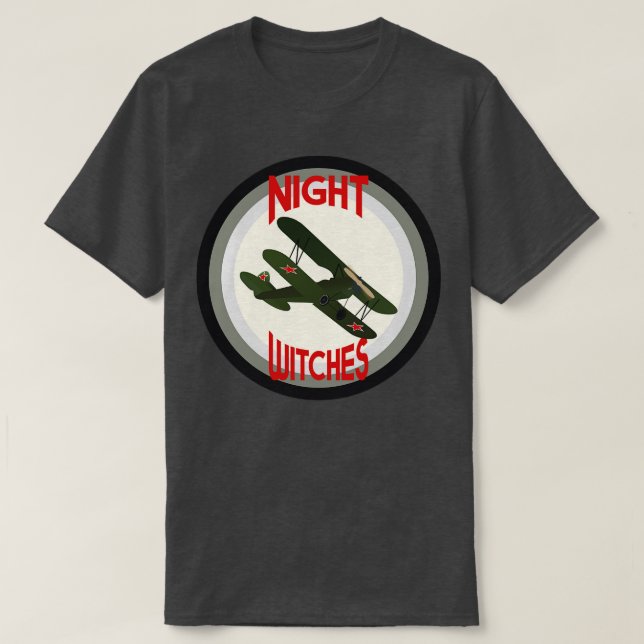 Night Witches Polikarpov Po2 Bomber 3 T-Shirt (Design Front)