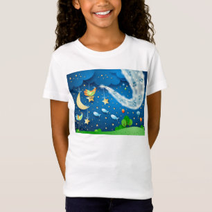 Night with music and birds T-Shirt