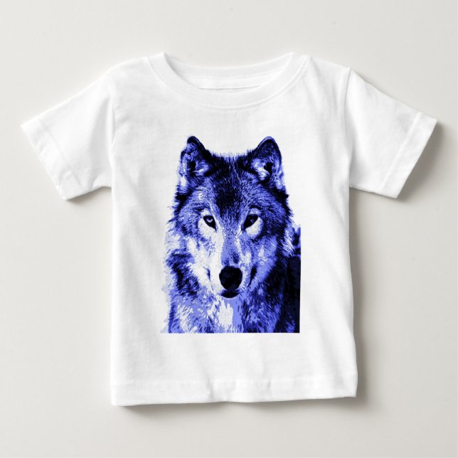 Night Wolf Baby T-Shirt (Front)