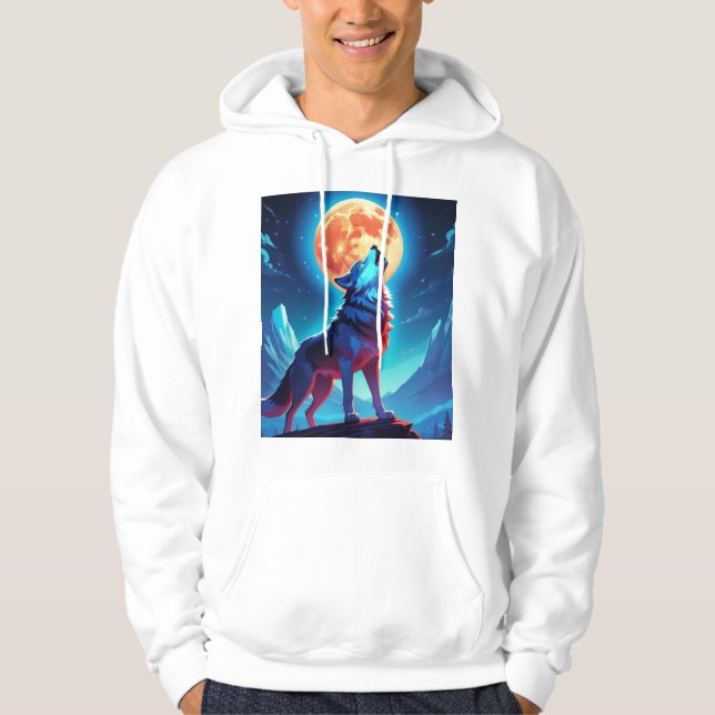 Night Wolf Hoodie (Front)