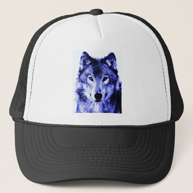 Night Wolf Trucker Hat (Front)