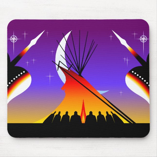Nightbirds Mouse Pad (Front)