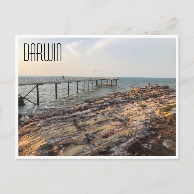 nightcliff jetty darwin postcard (Front)
