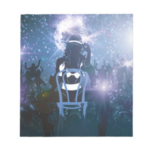 Nightclub dancing notepad