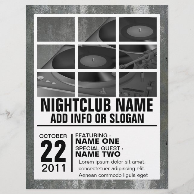 nightclub flyer (Front)