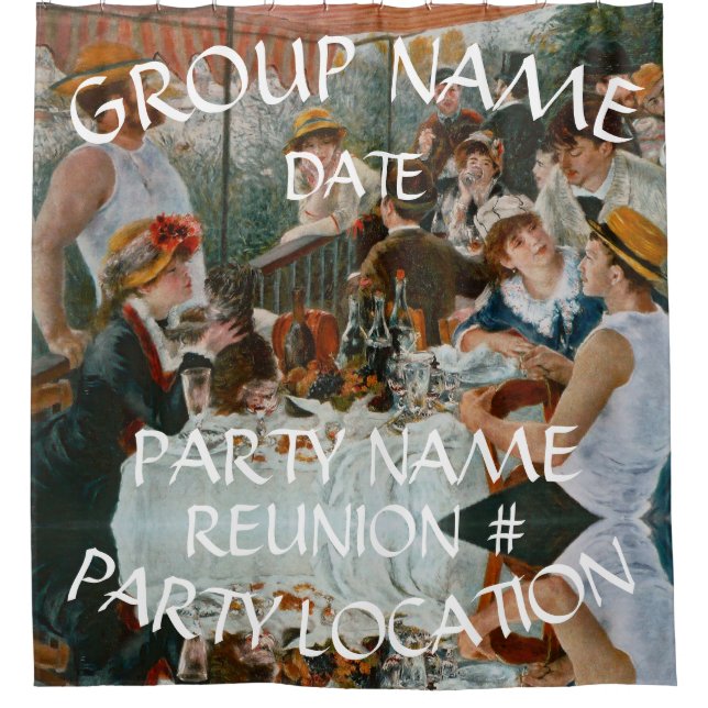 Nightclub Restaurant Bar Tiki Pub Toga 2024 Party Shower Curtain (Front)