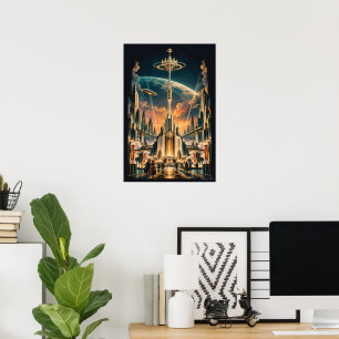 Nightfall at Orbital Gate Poster