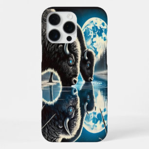 Nightfall Elegance: Buffalo Reflections iPhone 16 Pro Max Case