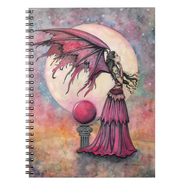 Nightfall Fairy Fantasy Art by Molly Harrison Notebook (Front)