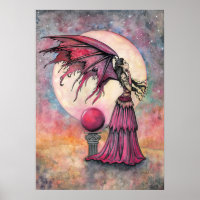 Nightfall Fairy Fantasy Art by Molly Harrison