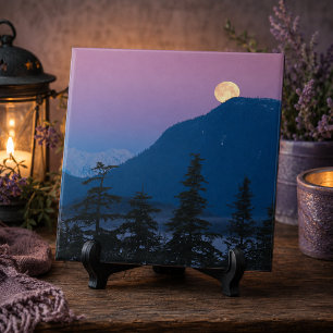 Nightfall in Alaska Tile