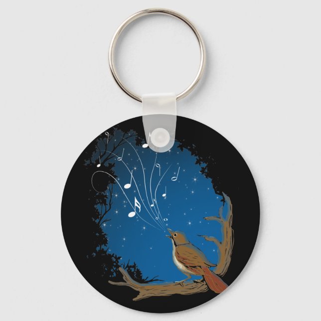 Nightingale Song Key Ring (Front)