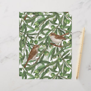 Nightingales in the olive tree