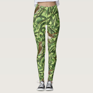 Nightingales in the olive tree 2 leggings