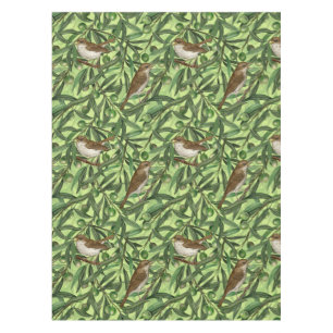Nightingales in the olive tree 2 tablecloth