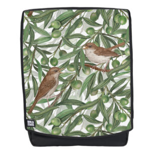 Nightingales in the olive tree backpack